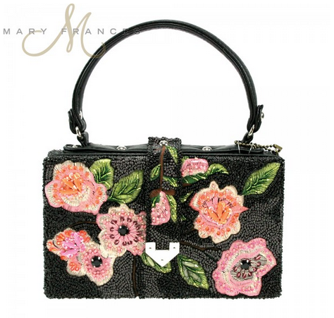 Mary Frances Coquette clutch handbag